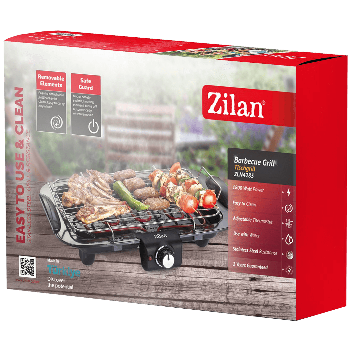Zilan Grill / Roštilj, električni, 1800 W - ZLN4285