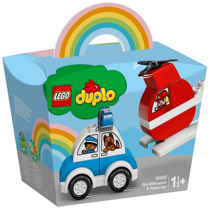 Lego Vatrogasni helikopter i policijski automobil, LEGO Duplo