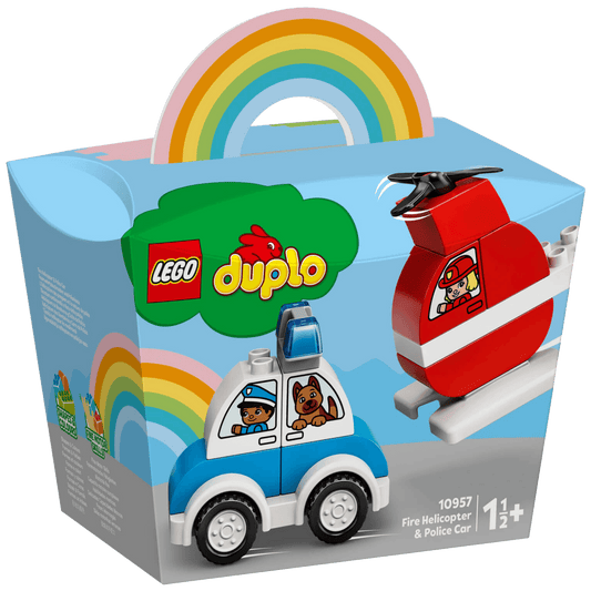 Lego Vatrogasni helikopter i policijski automobil, LEGO Duplo