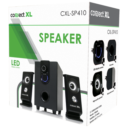 Connect XL Zvučnik, set,  2.1, AC 220V, crna boja - CXL-SP410