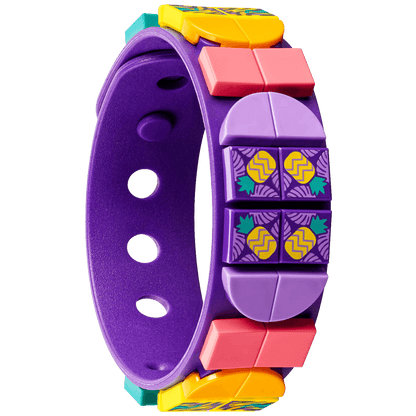 Lego Narukvica i privjesak za torbu - Neonski tigar, LEGO Dots