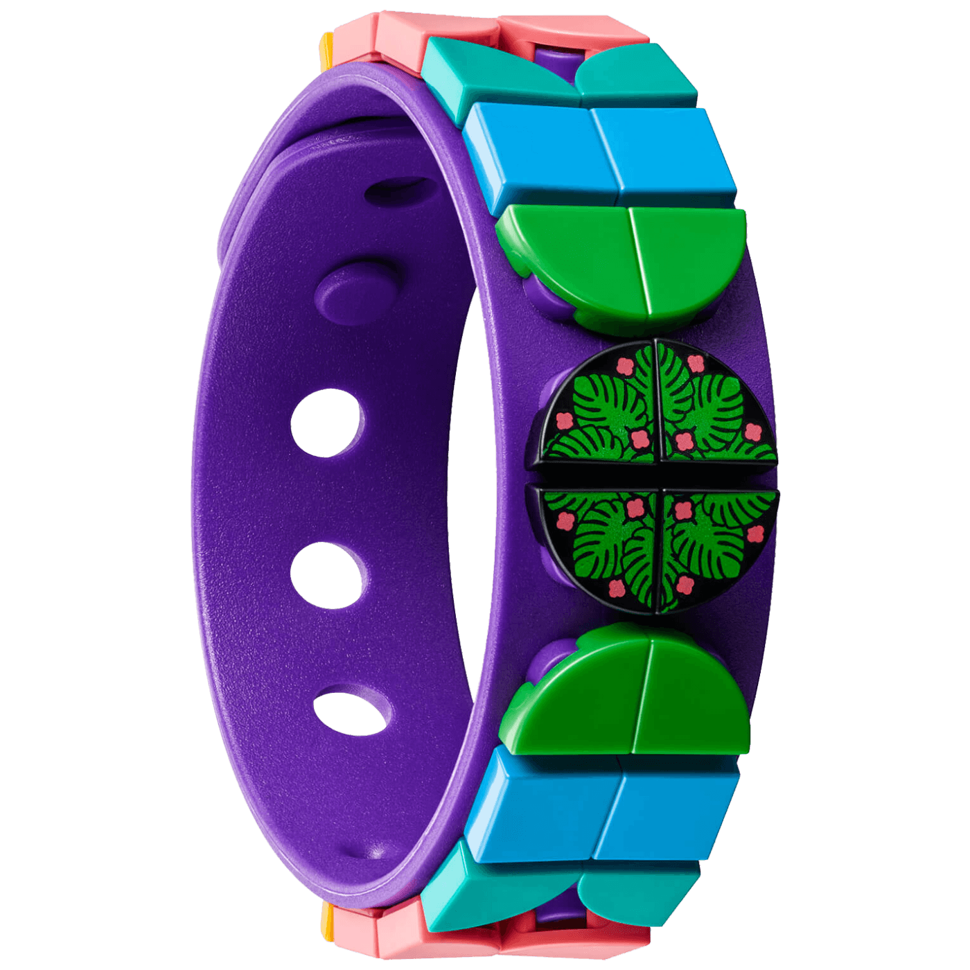 Lego Narukvica i privjesak za torbu - Neonski tigar, LEGO Dots