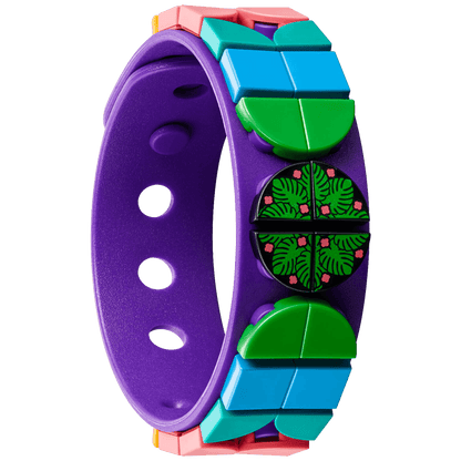 Lego Narukvica i privjesak za torbu - Neonski tigar, LEGO Dots