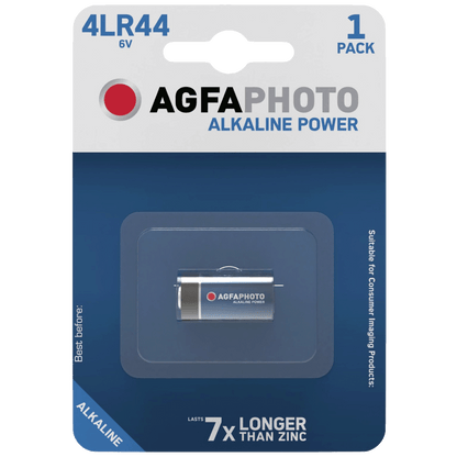 Agfa Baterija alkalna, za alarm, 6 V, blister pak. 1 kom. - 4LR44 B1