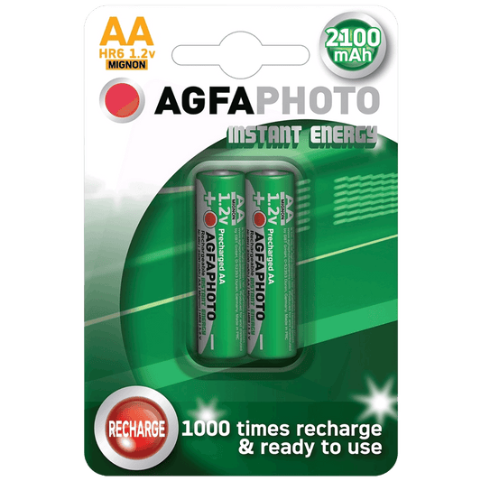 Agfa Punjiva baterija, AA, 1.2 V, 2100 mAh, blister 2 kom. - R2U B2