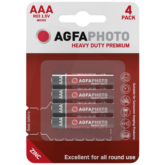 Agfa Zinc baterije, AAA, 1.5 V, blister 4 kom. - AAA B4