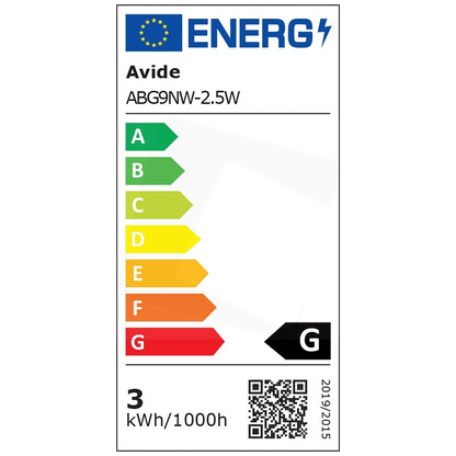 Avide Sijalica, G9, LED 2.5W, 4000K, 230V AC, bijela svjetlost - ABG9NW-2.5W