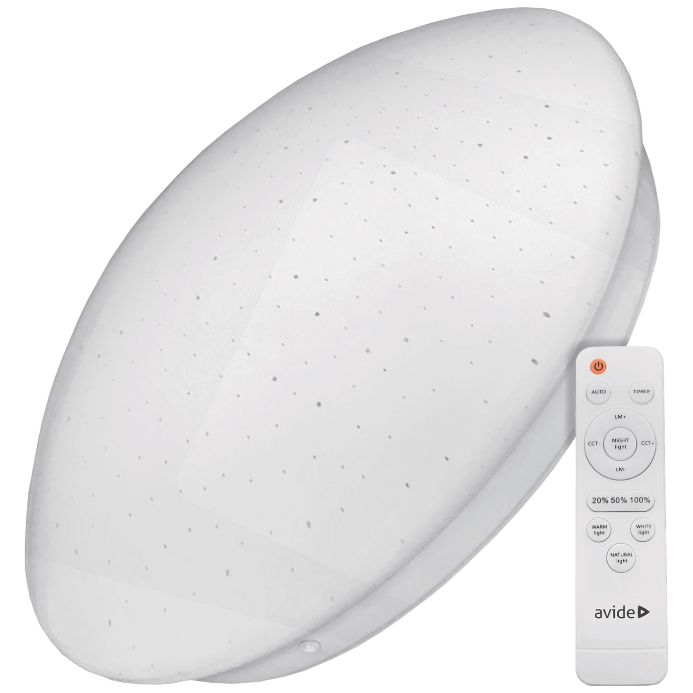 Avide Plafonjera sa daljinskim upravljačem,LED,80W, 4800lm,5000K - ACLOCCT-80W-R-ST