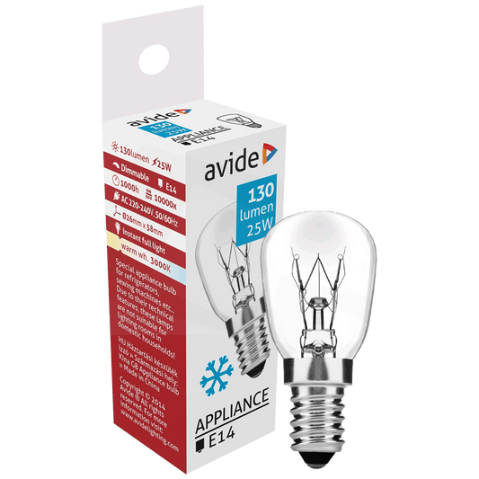 Avide Sijalica za frižider, LED 25W, E14, 3000K, IP20 - Cooling Bulb 25W E14