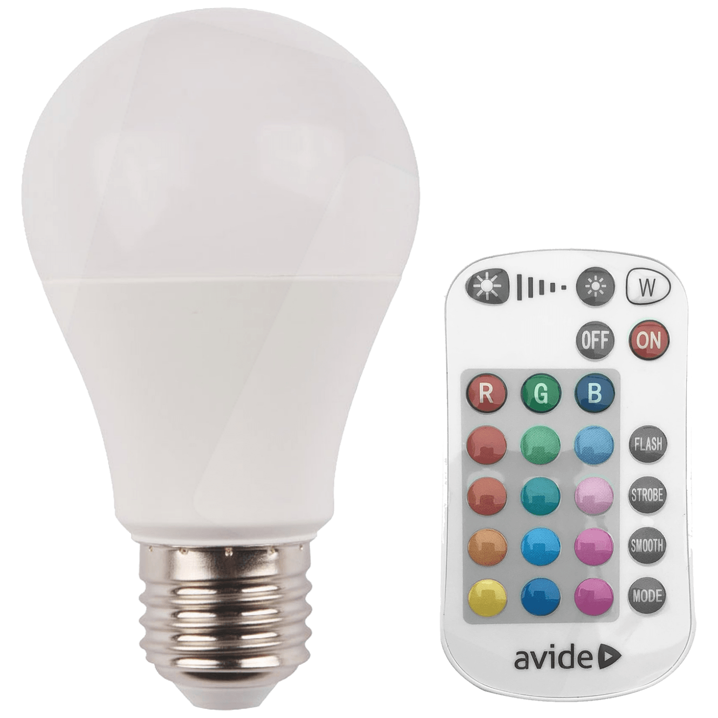 Avide Pametna sijalica, LED 9.7W, E27, RGB+W, 2700K, daljinski - Smart LED Globe A60 9.7W