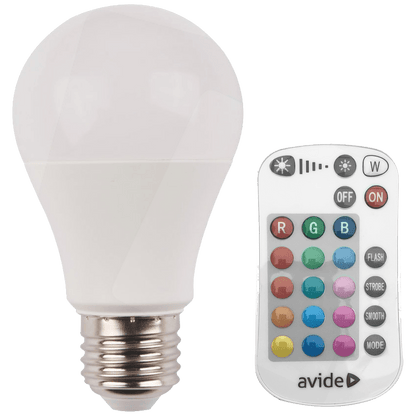Avide Pametna sijalica, LED 9.7W, E27, RGB+W, 2700K, daljinski - Smart LED Globe A60 9.7W