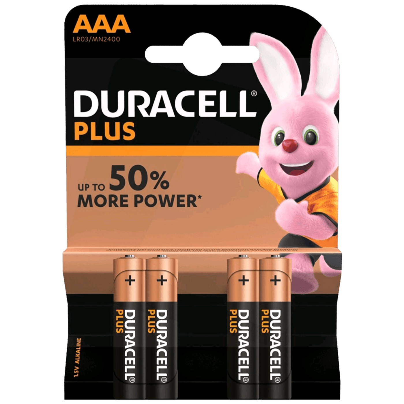 Duracell Baterija alkalna, AAA, 1,5 V, blister 4 kom. - AAA B4