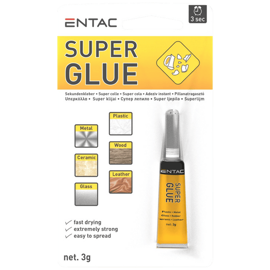 Entac Trenutno ljepilo, univerzalno, 3 g - Superglue 3g B1