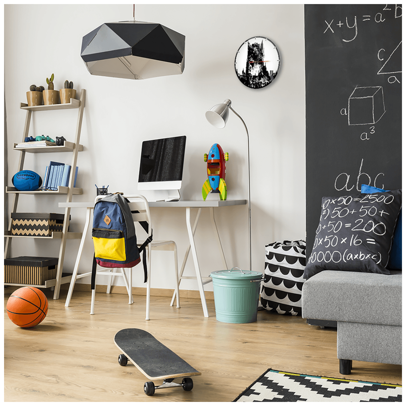 DC Zidni sat, Marvel Batman - Gloss Wall Clock Batman 002