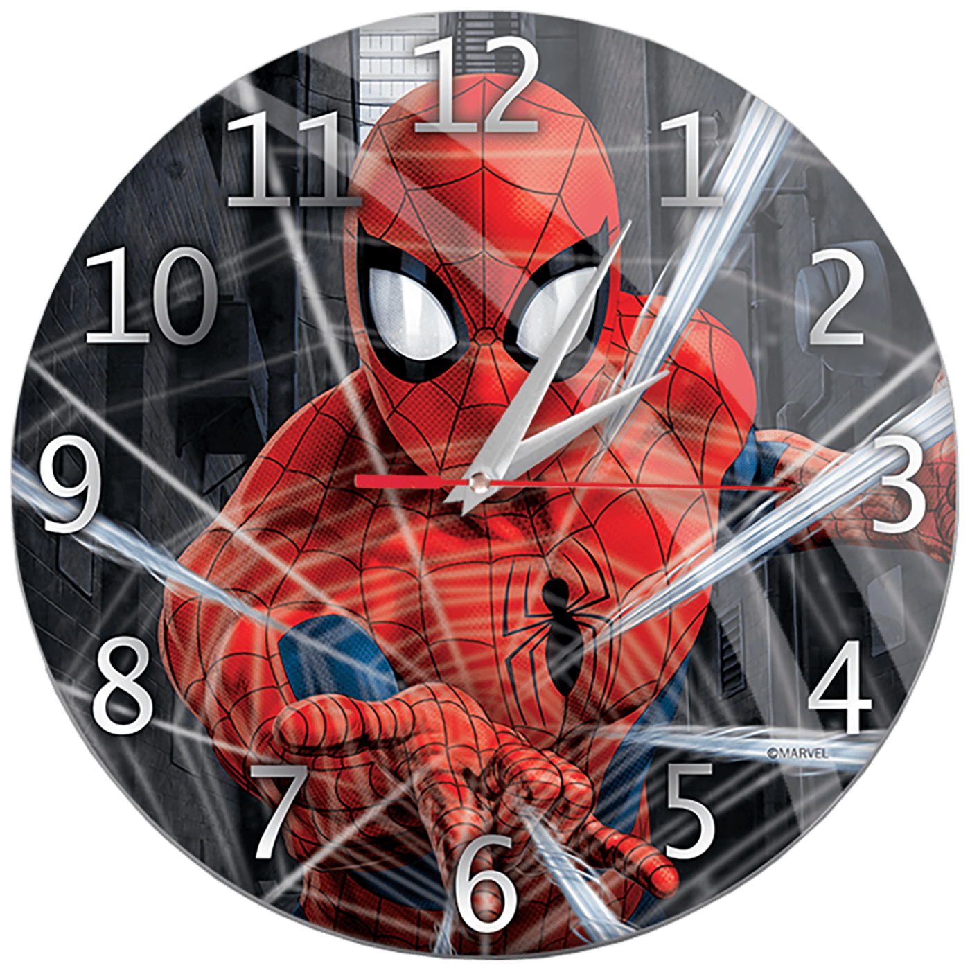 Marvel Zidni sat, Marvel Spider Man - Gloss wall clock Spider Man 001