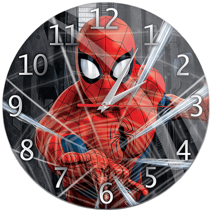 Marvel Zidni sat, Marvel Spider Man - Gloss wall clock Spider Man 001
