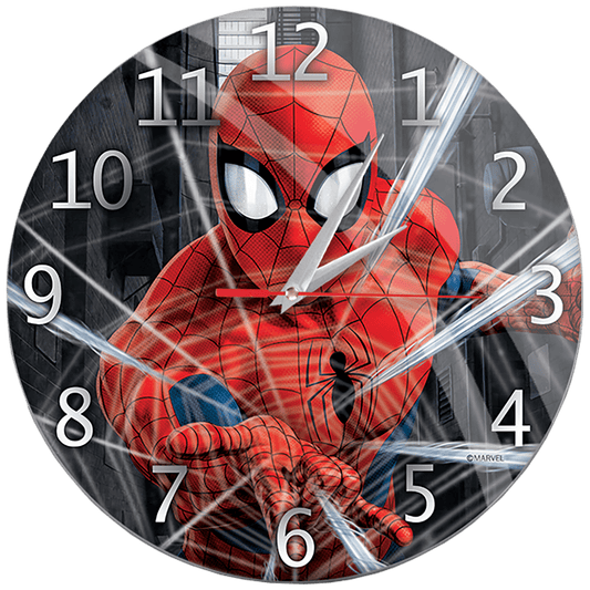 Marvel Zidni sat, Marvel Spider Man - Gloss wall clock Spider Man 001