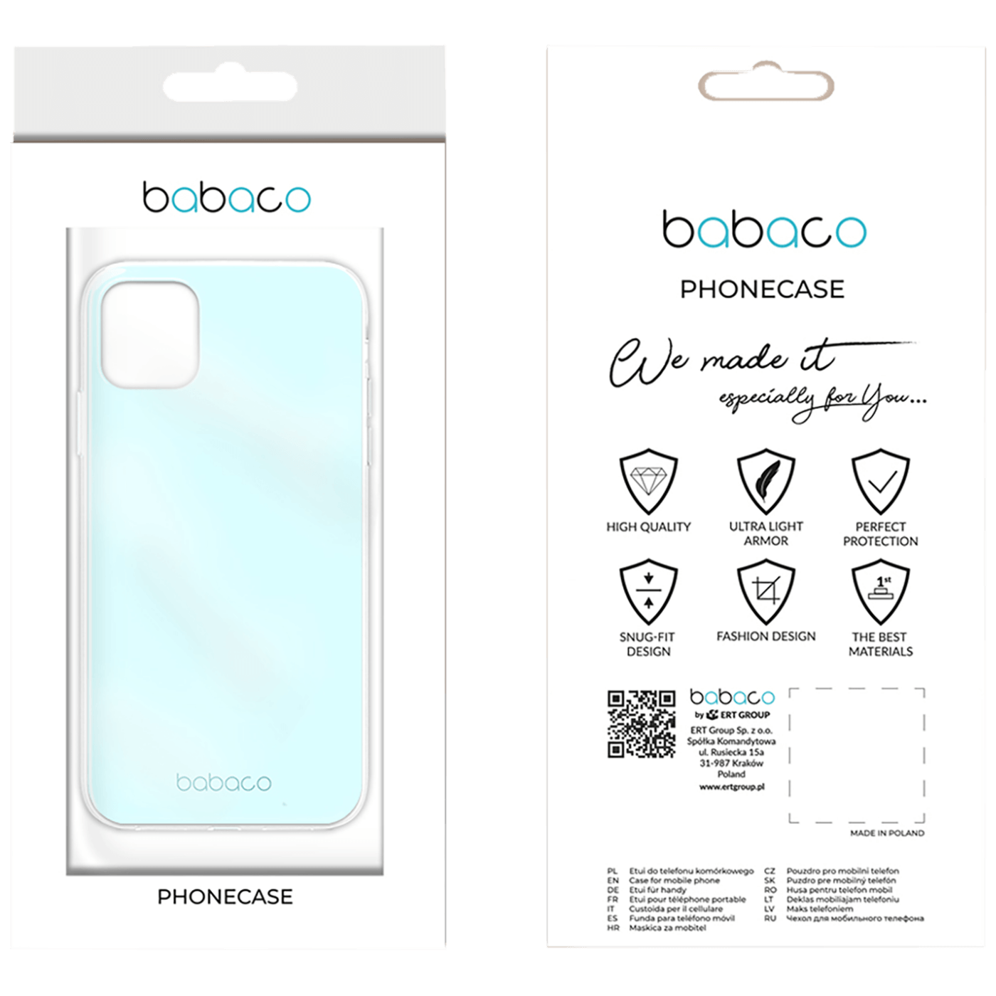 Babaco Maska za Samsung A22 5G, Light Blue - Classic 003 Samsung A22 5G Light Bl