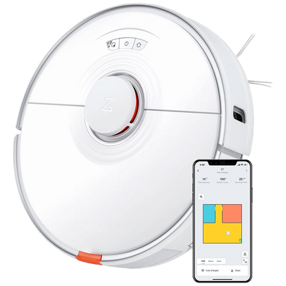 Roborock Robot, usisavač, S7, baterija 5200 mAh, Alexa, Google Home - Roborock S7 White