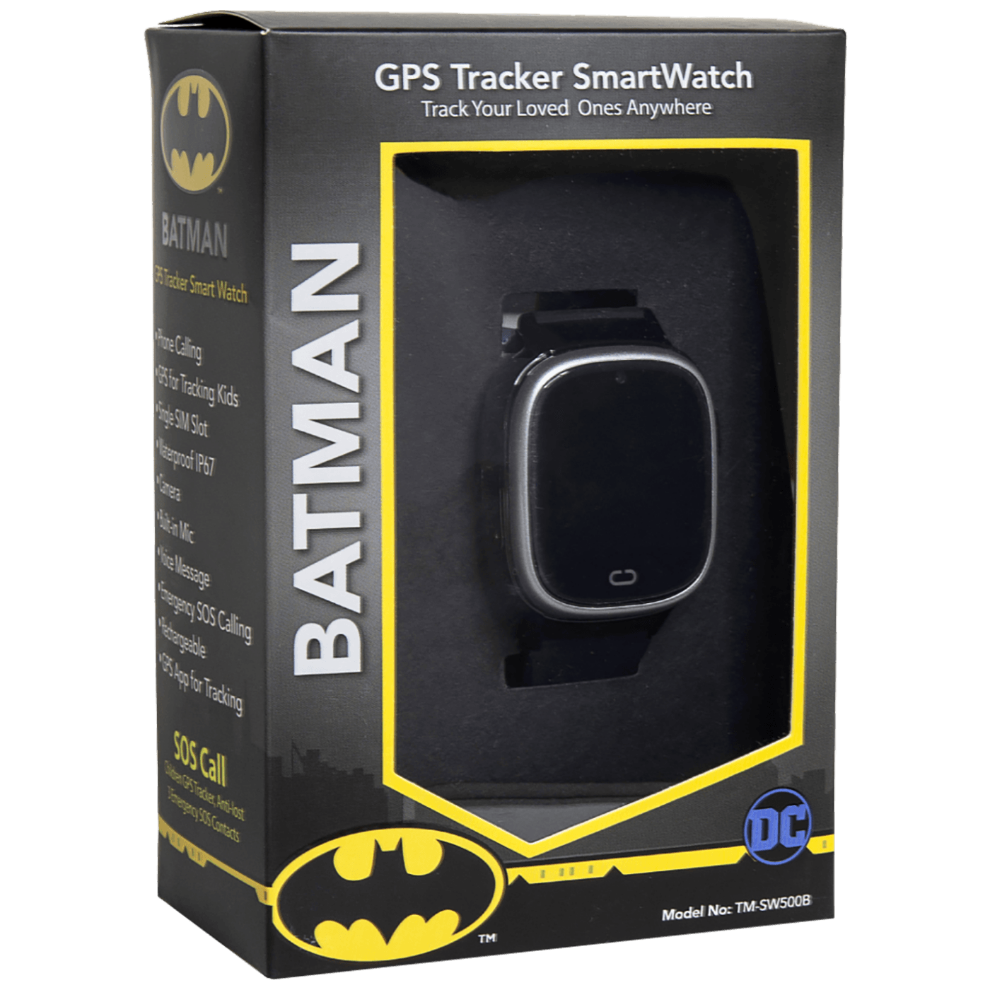DC Pametni sat, Batman, GPS, SIM card slot, IP67 - BATMAN GPS Tracker SmartWatch