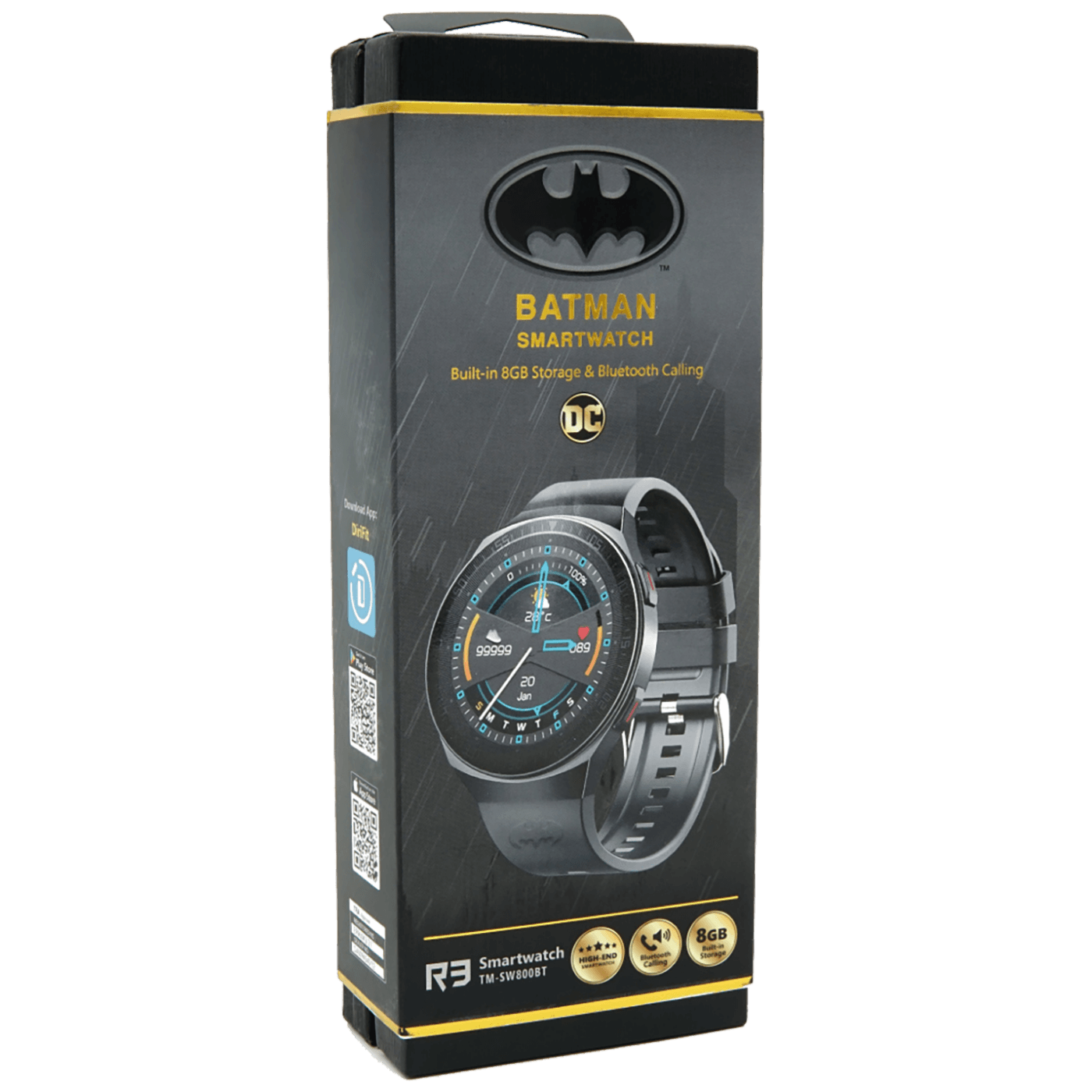 DC Pametni sat, Batman, 1.3" LCD, Bluetooth, IP67 - BATMAN Smartwatch