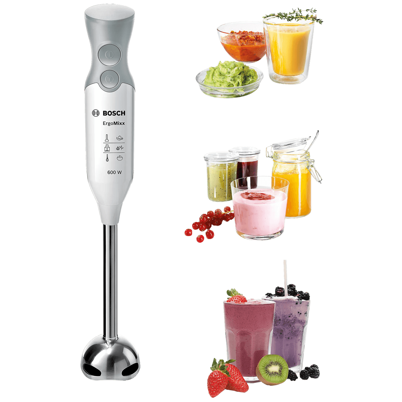 Bosch Štapni mikser/blender, 600 W, ErgoMixx - MSM66110