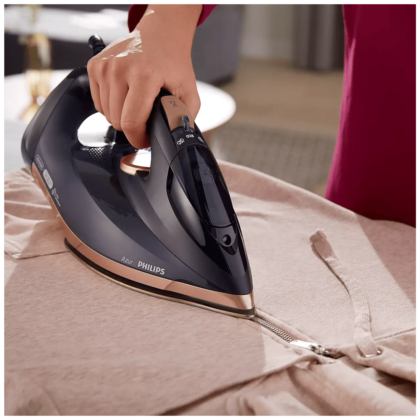 Philips Pegla na paru, 3000 W, Azur - GC4909/60