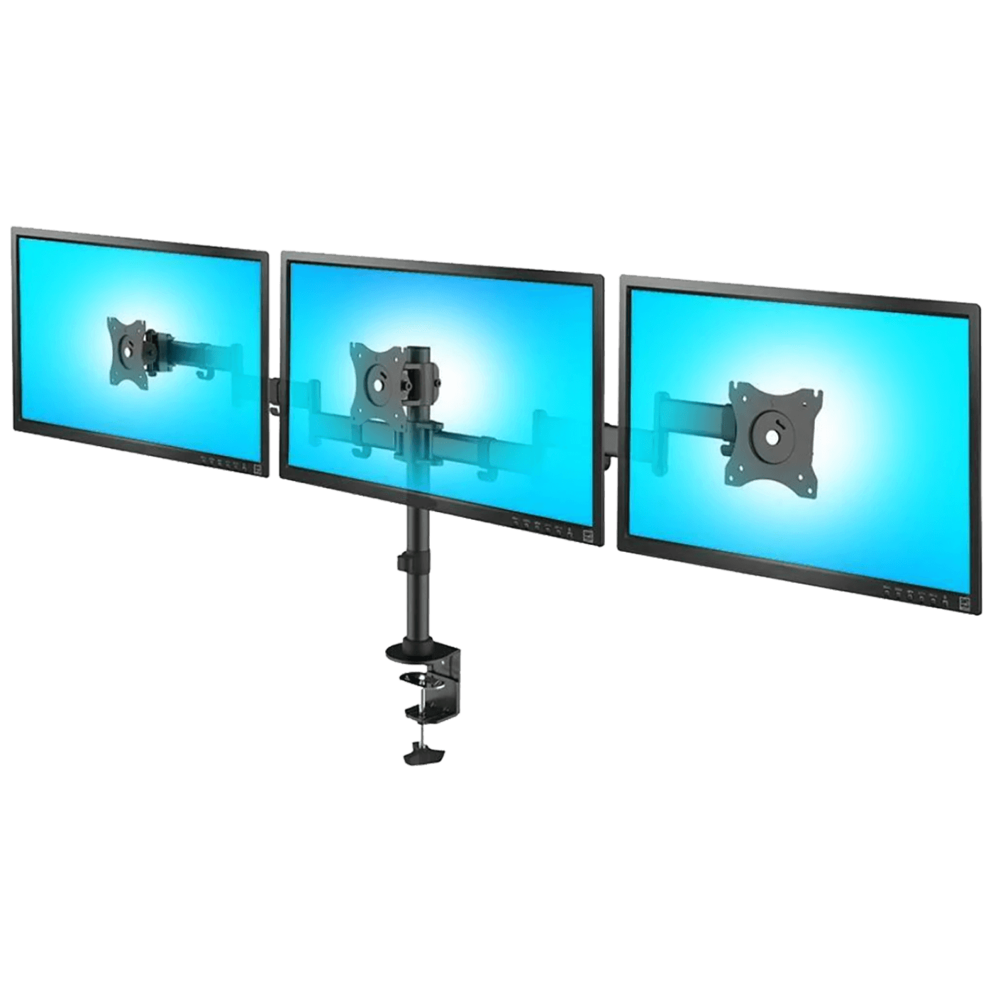 Maclean Stolni nosač za 3 LCD monitor, 13 "- 27" - MC-691