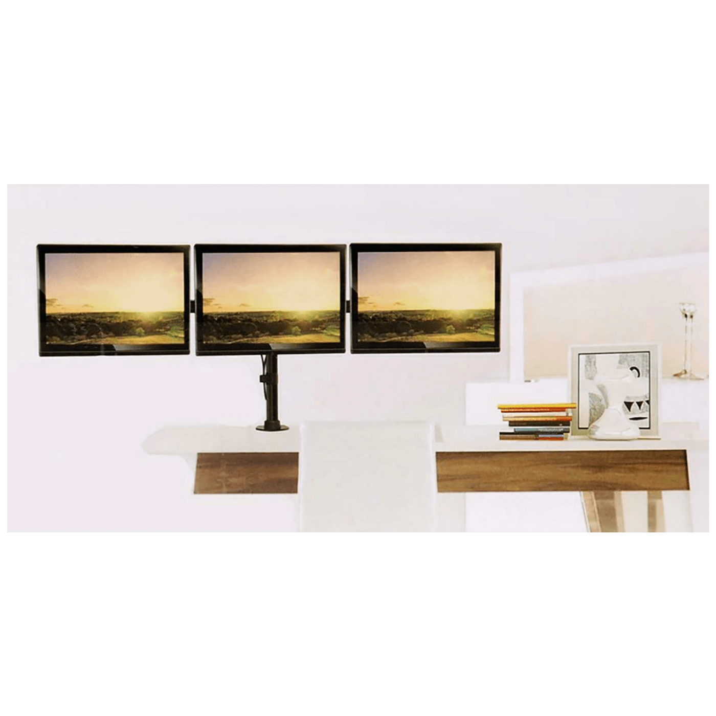 Maclean Stolni nosač za 3 LCD monitor, 13 "- 27" - MC-691