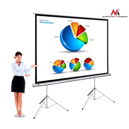 Maclean Platno za projektor sa stalkom, 300 x 225 cm - MC-712