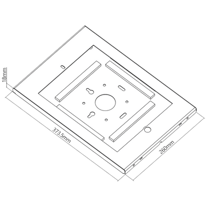 Maclean Zidni nosač za iPAD Pro,  do 12.9" - MC-907W