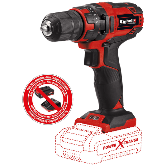 Einhell Aku bušilica, odvijač,  bez baterije - Power X-Change TC-CD 18/35 Li-Solo