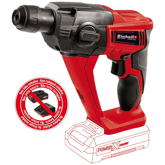 Einhell Aku čekić bušilica, bez baterije - PXC Aku TE-HD 18 Li - Solo
