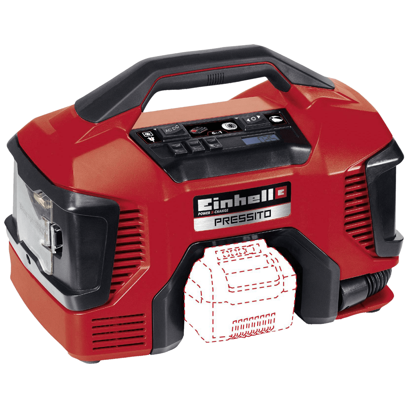 Einhell Hibrid kompresor, 11 bar-a, bez baterije - Power X Change PRESSITO