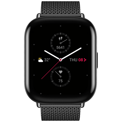 Amazfit SAT pametni, 1.65" AMOLED, vodootporan 5ATM, BT - Zepp E (square) Metallic Black S.E