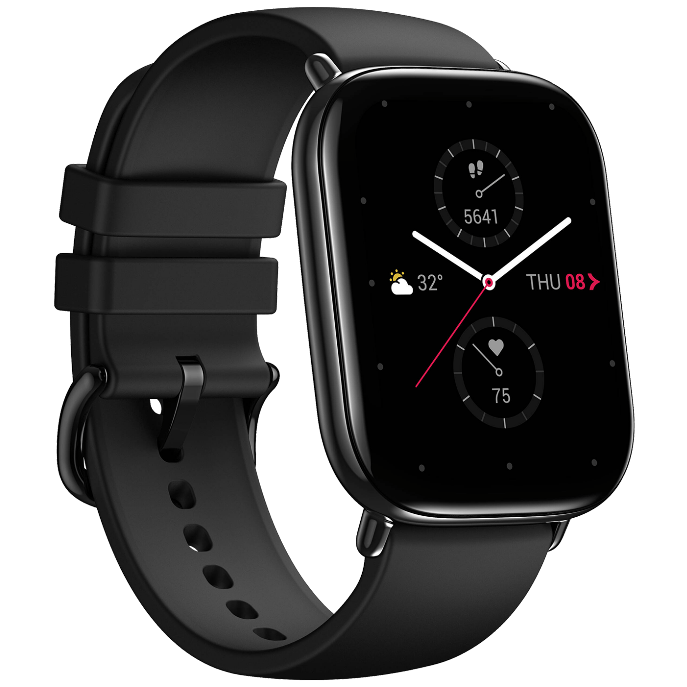 Amazfit SAT pametni, 1.65" AMOLED, vodootporan 5ATM, BT - Zepp E (square) Metallic Black S.E