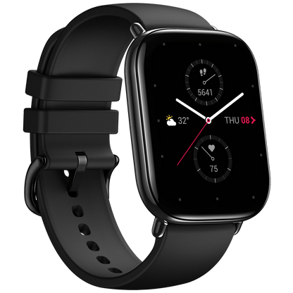 Amazfit SAT pametni, 1.65" AMOLED, vodootporan 5ATM, BT - Zepp E (square) Metallic Black S.E