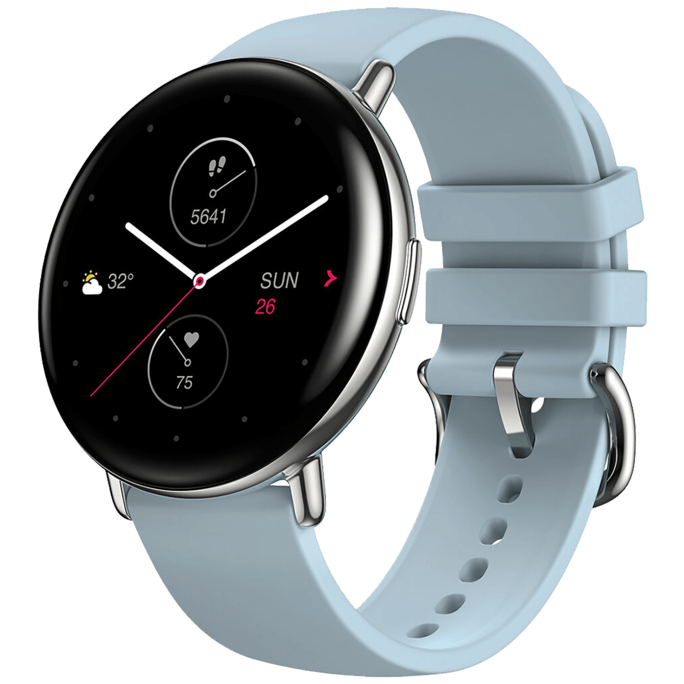 Amazfit SAT pametni, 1.28" AMOLED, vodootporan 5ATM,BT - Zepp E (round) Blue