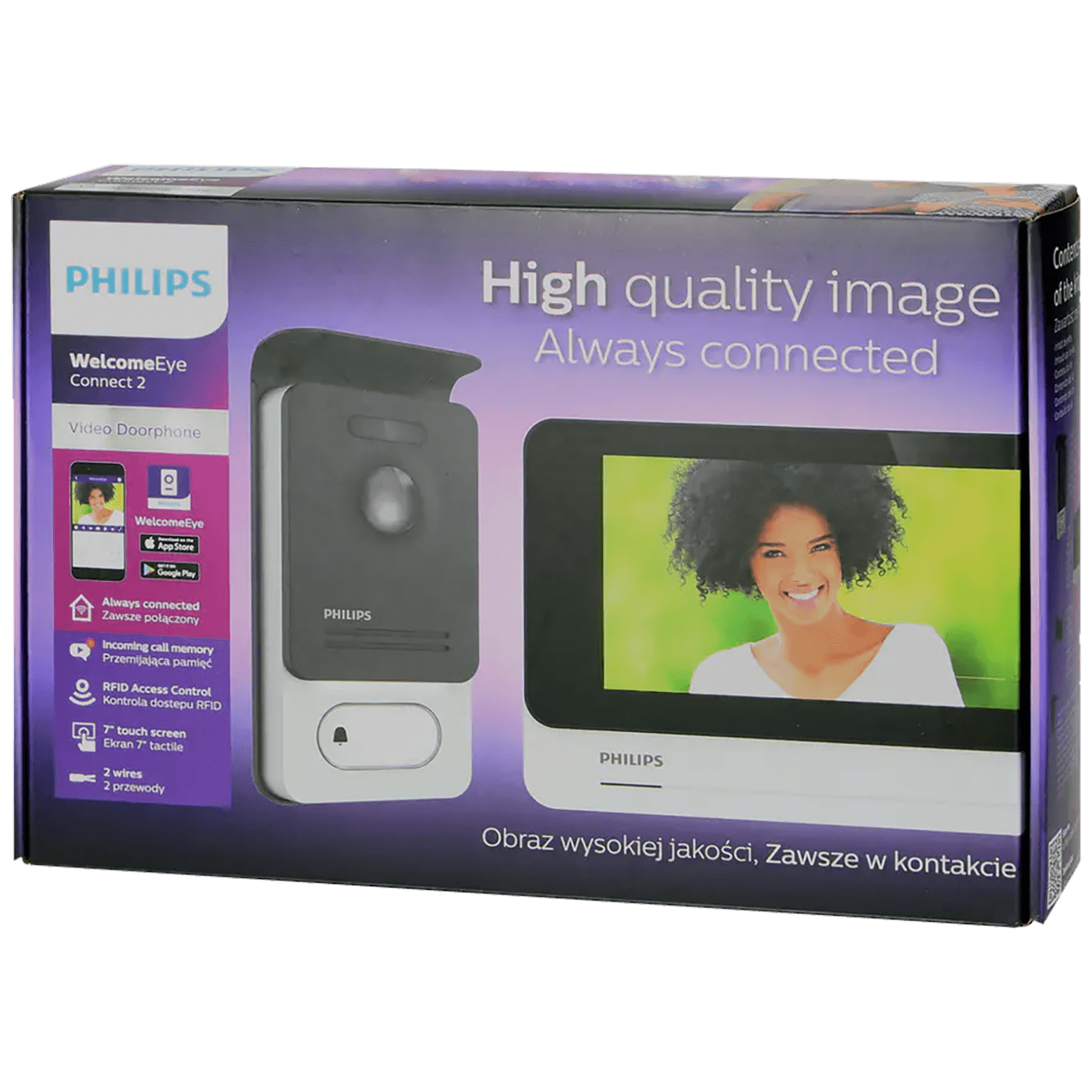 Philips Video interfon7", set, WelcomeEye Connect 2 - WelcomeEye Connect 2 7"