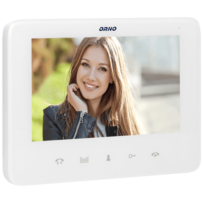 Orno Video interfon 7", set, Scuti - OR-VID-VP-1073/W