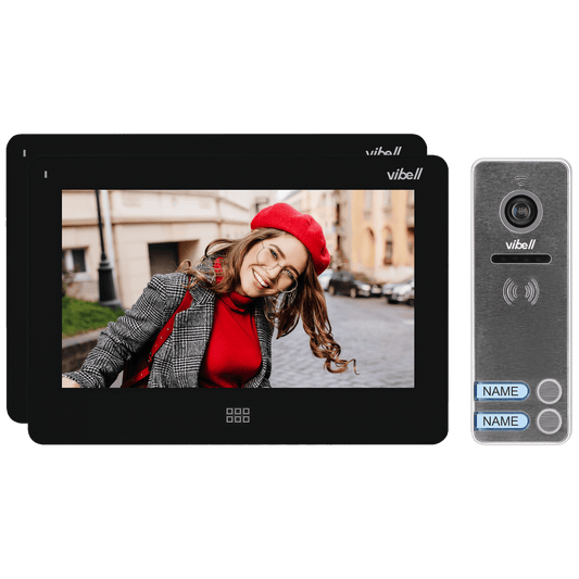 Vibell Video interfon 2 x 7", Felis Memo Multi2, set - OR-VID-EX-1064/B