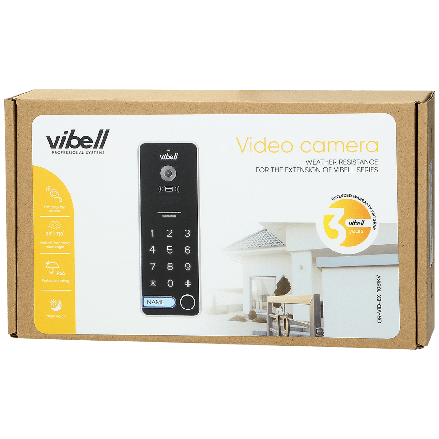 Vibell Video interfon, kamera, vanjska jedinica, Vibell series - OR-VID-EX-1061KV