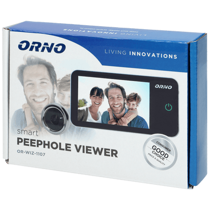 Orno Digitalna špijunka za ulazna vrata, 4" LCD - OR-WIZ-1107