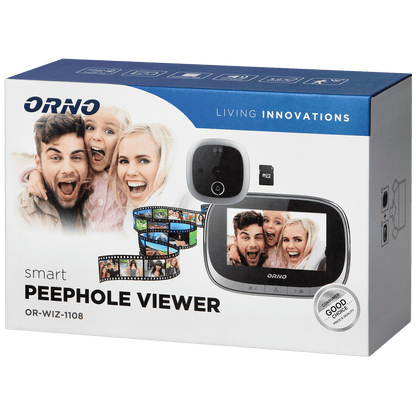 Orno Digitalna špijunka za ulazna vrata, 4.3", LCD - OR-WIZ-1108