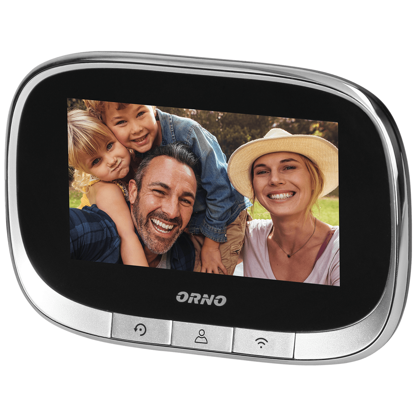 Orno Digitalna špijunka za ulazna vrata, 4.3", LCD, WiFi - OR-WIZ-1109