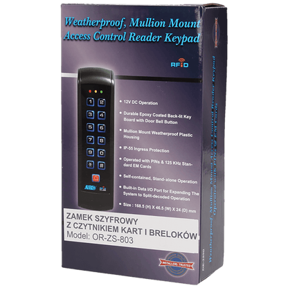 Orno Tastatura sa RFID karticom, Tag reader, IP55 - OR-ZS-803