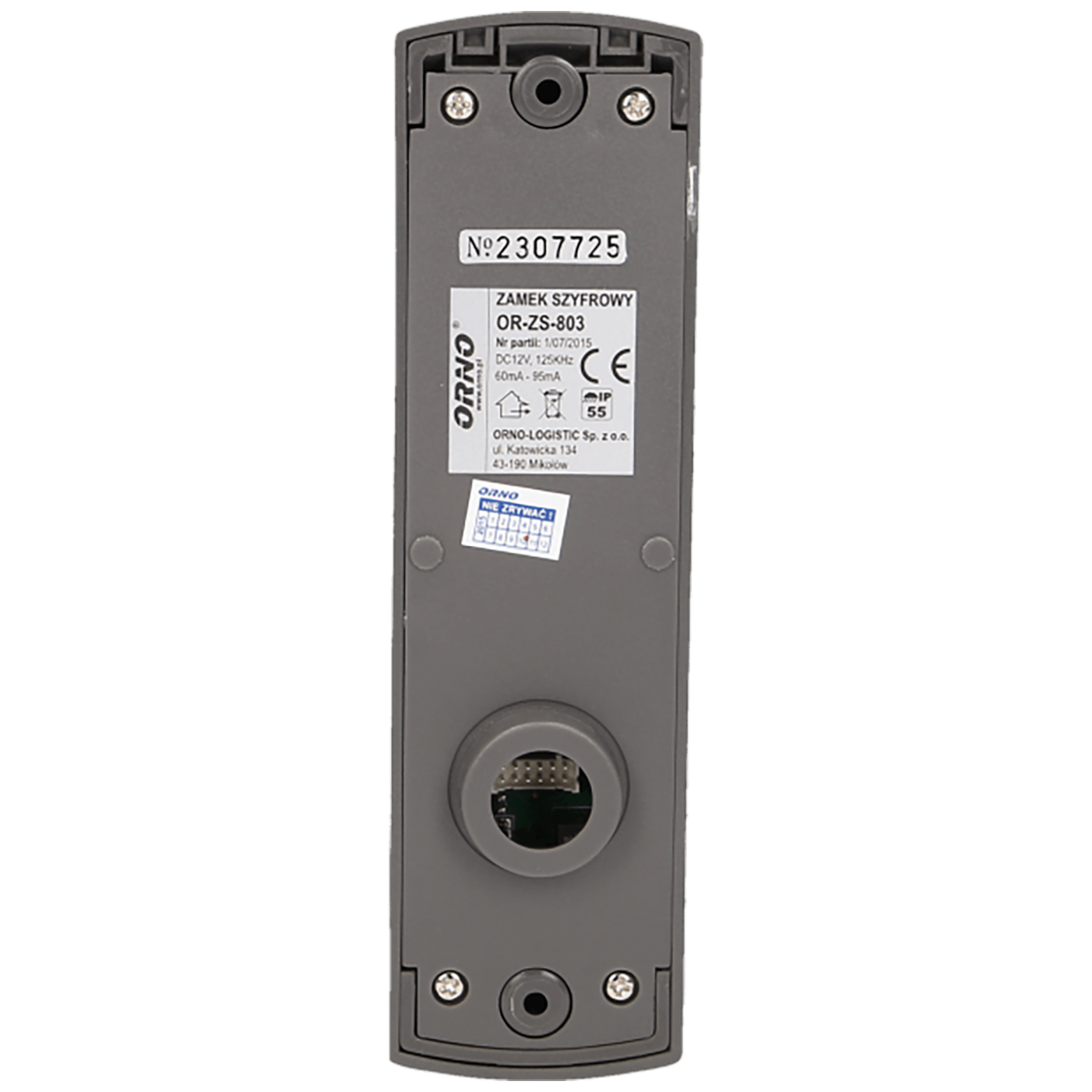 Orno Tastatura sa RFID karticom, Tag reader, IP55 - OR-ZS-803