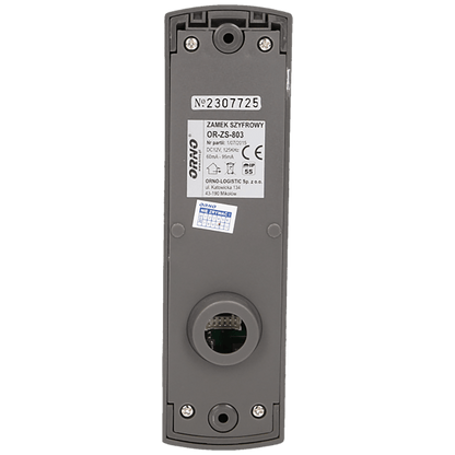 Orno Tastatura sa RFID karticom, Tag reader, IP55 - OR-ZS-803