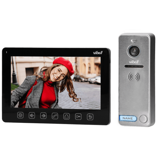 Vibell Video interfon, 7" LCD, Noveo, set - OR-VID-EX-1057/B