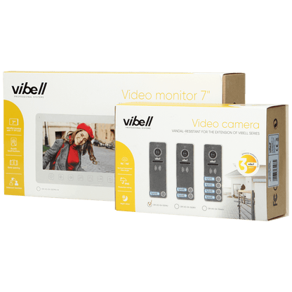 Vibell Video interfon, 7" LCD, Noveo, set - OR-VID-EX-1057/B